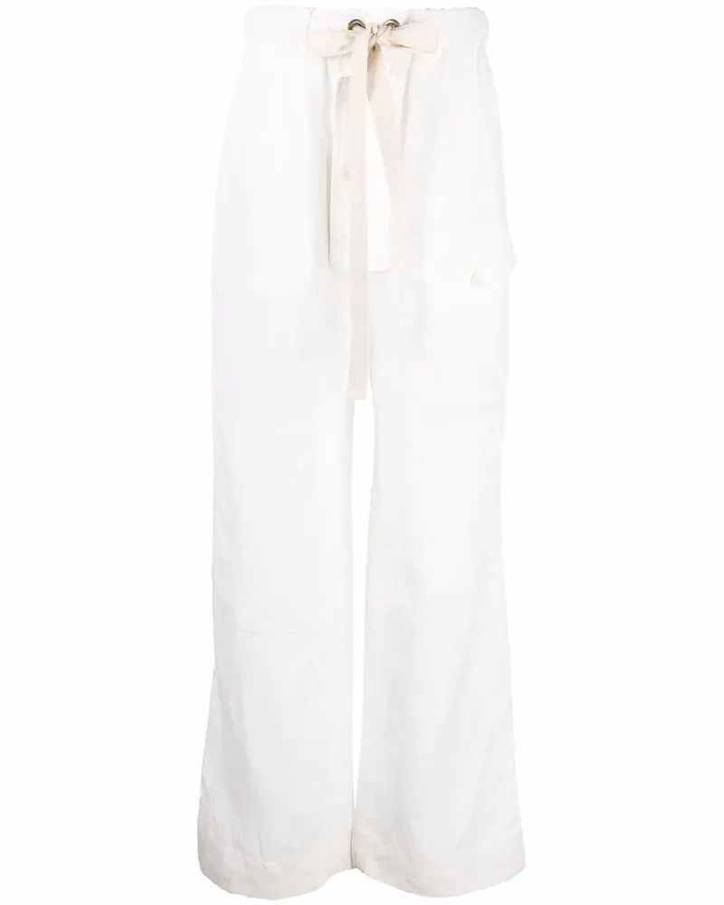 Stella McCartney Hose mit geradem Bein - Weiß Weiß