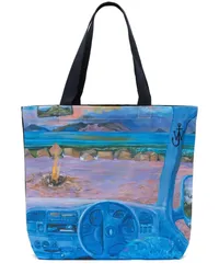 J.W.Anderson Tote Bag aus Canvas Blau