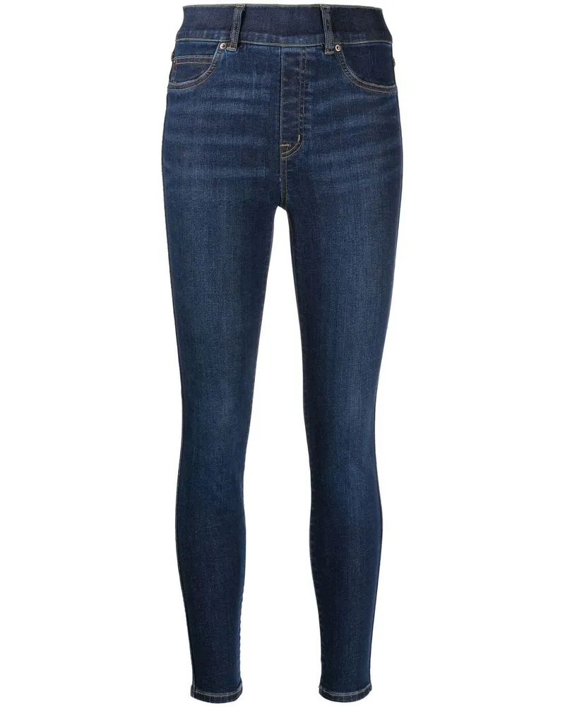 Spanx Skinny-Jeans mit Reißverschlüssen Blau