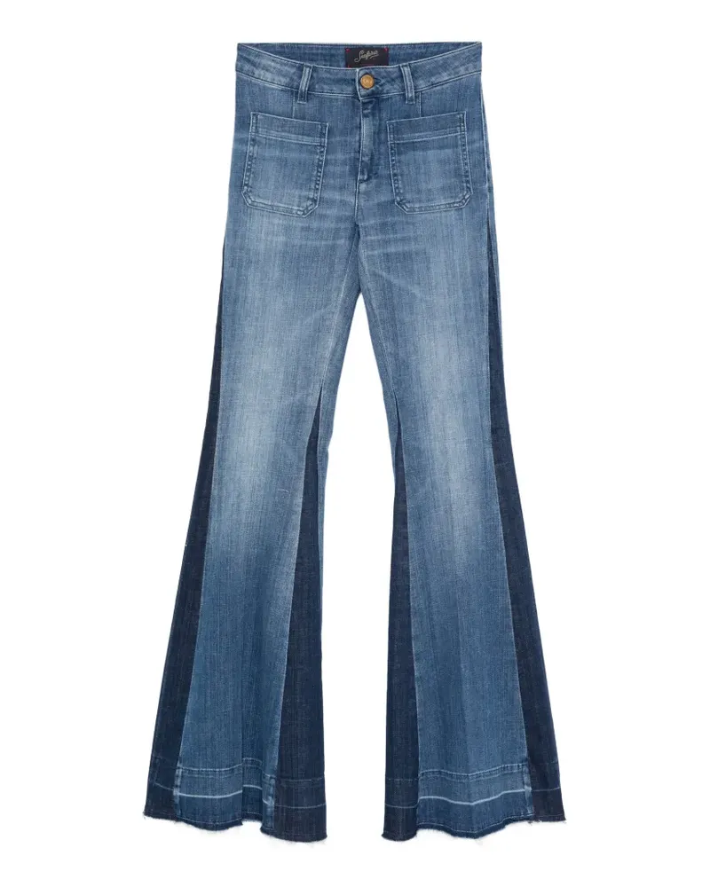 Seafarer Schlagjeans mit aufgesetzten Taschen - Blau Blau