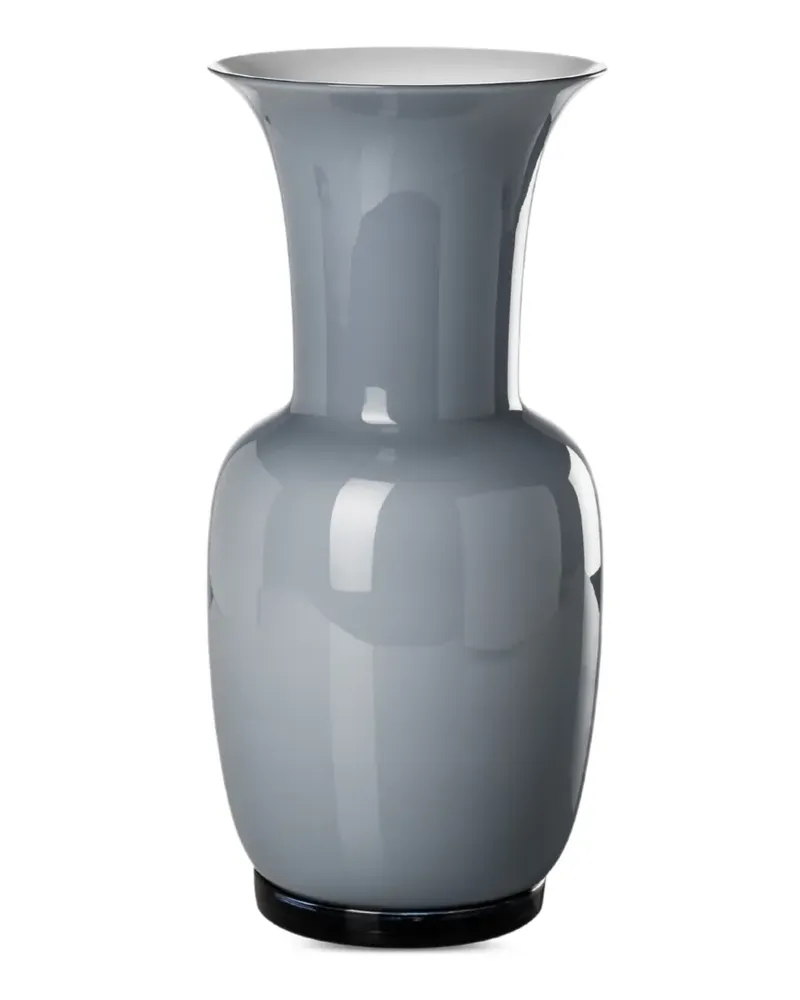 Venini Opalino Vase - Grau Grau