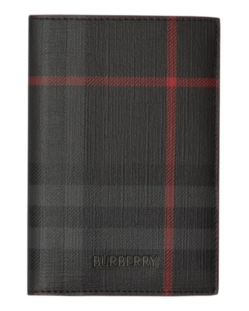 Burberry Pass-Etui mit Logo - Schwarz Schwarz