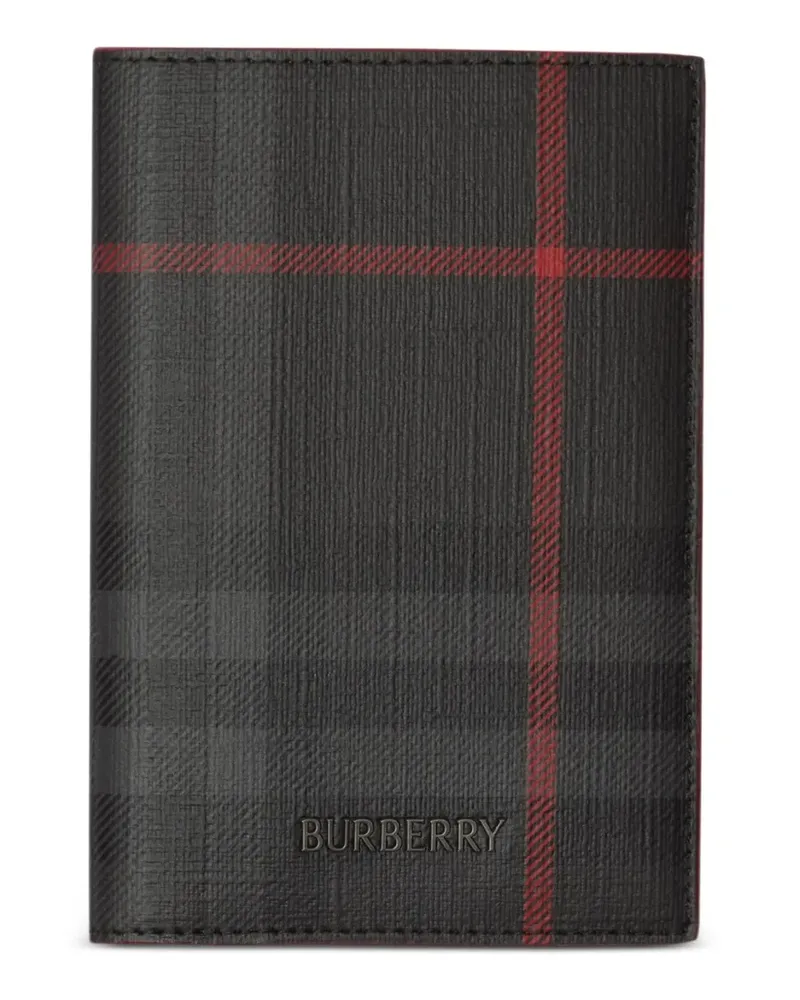 Burberry Pass-Etui mit Logo - Schwarz Schwarz