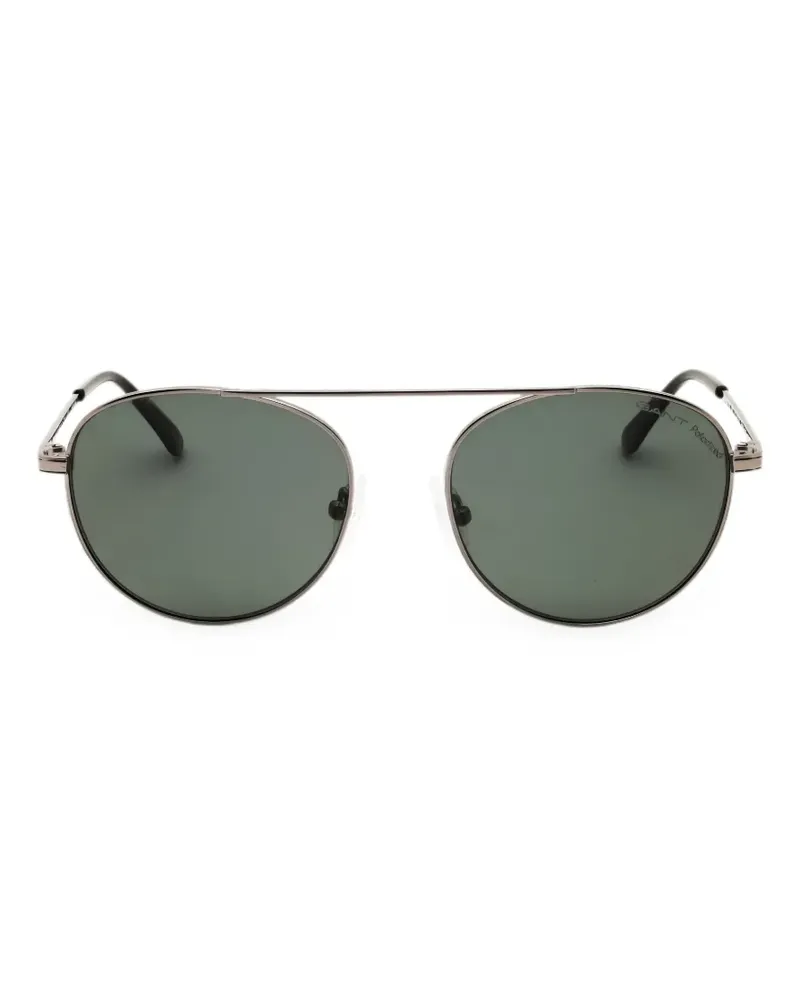 Gant round-frame metal sunglasses - Grau Grau