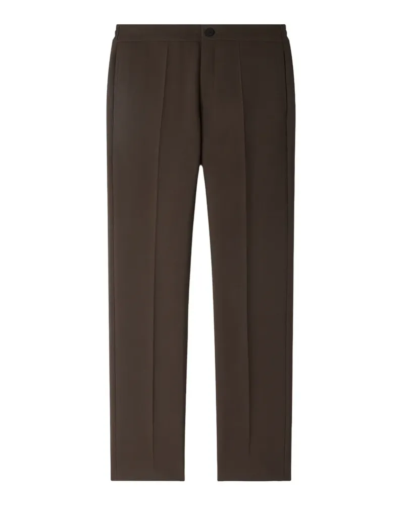 Sandro Gerade Hose mit Monogrammmuster - Braun Braun