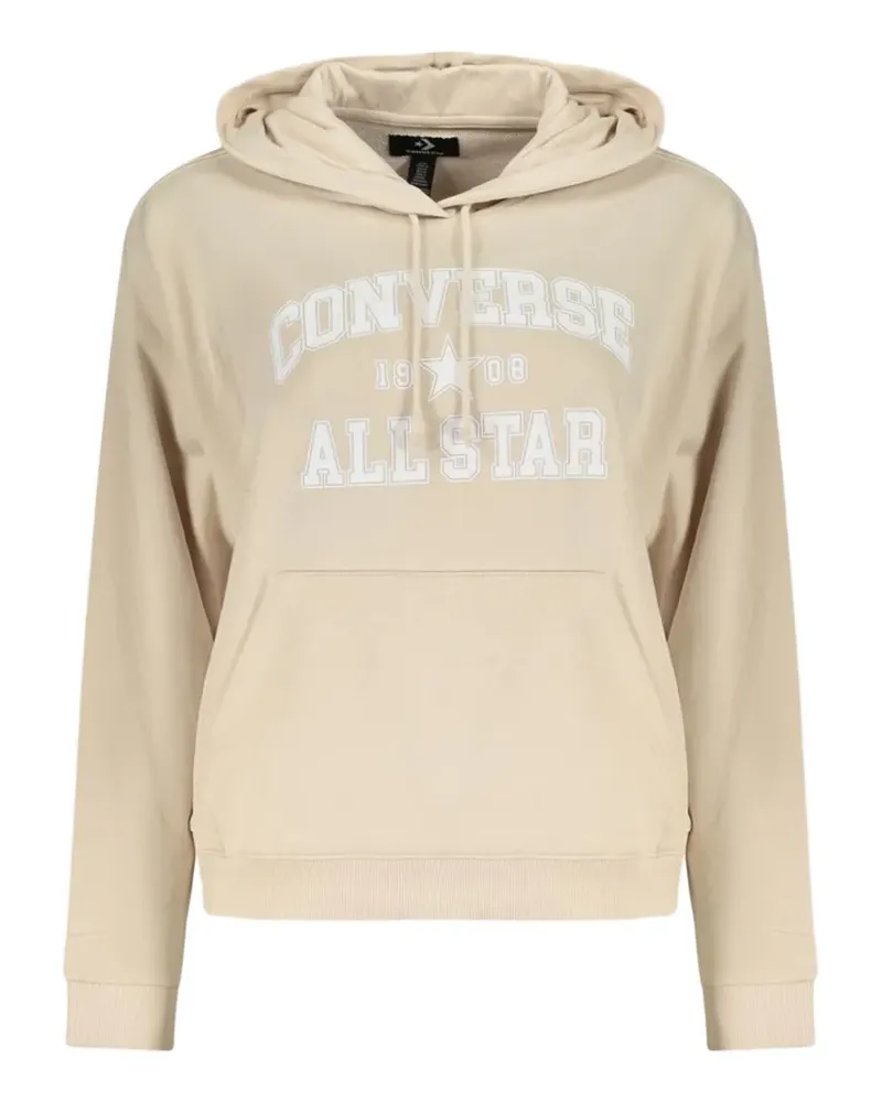 Converse Hoodie mit Logo-Print - Nude Nude