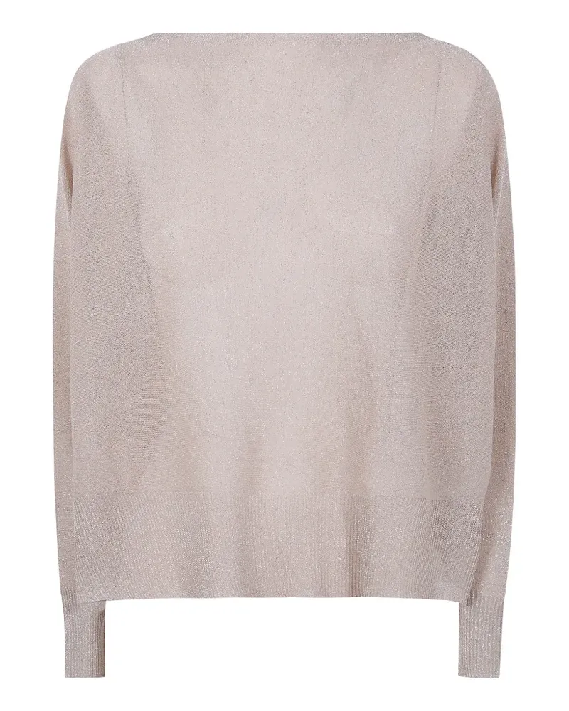 D.EXTERIOR Pullover mit Lurex-Verzierung - Nude Nude