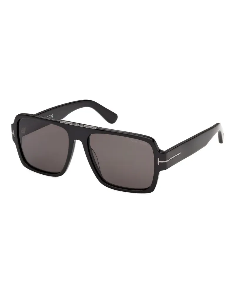 Tom Ford rectangle-frame sunglasses - Schwarz Schwarz