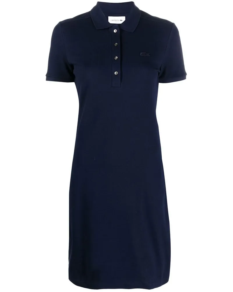 Lacoste Kleid mit Logo-Patch Blau