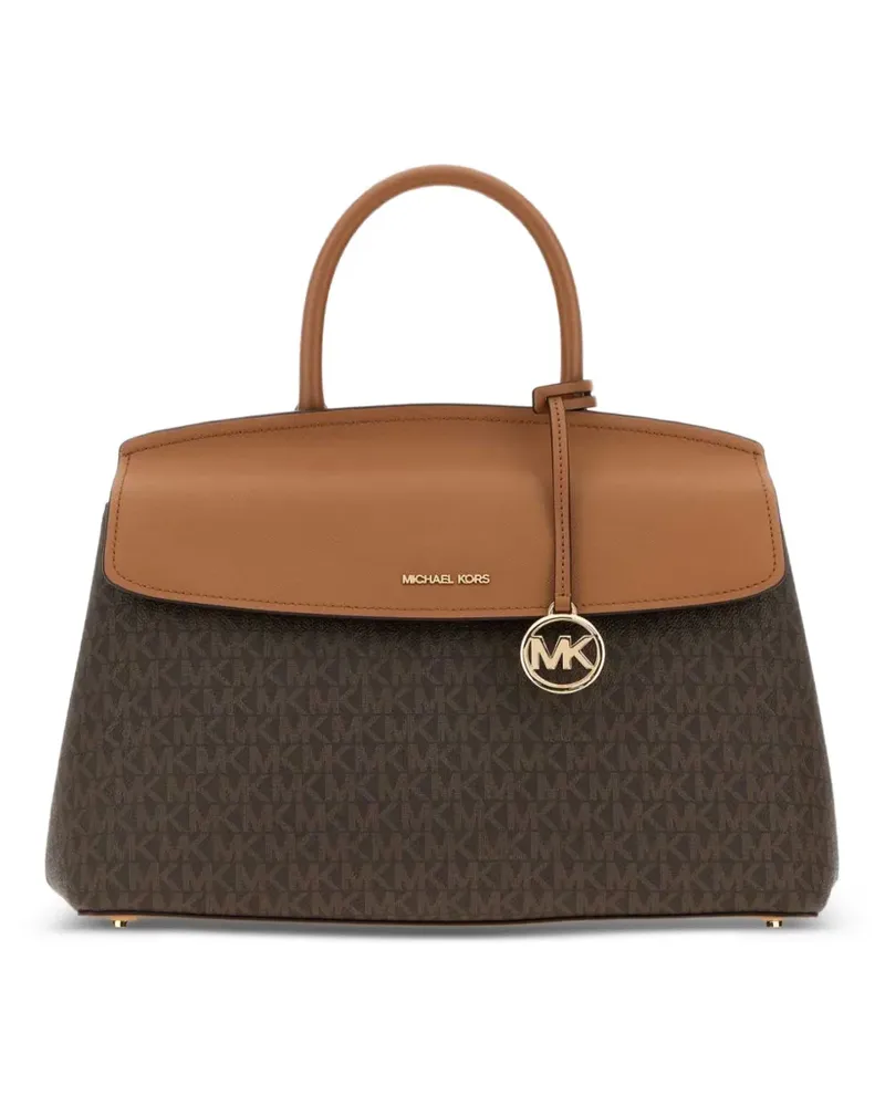 Michael Kors Hamilton Tote Bag mit Monogrammmuster - Braun Braun