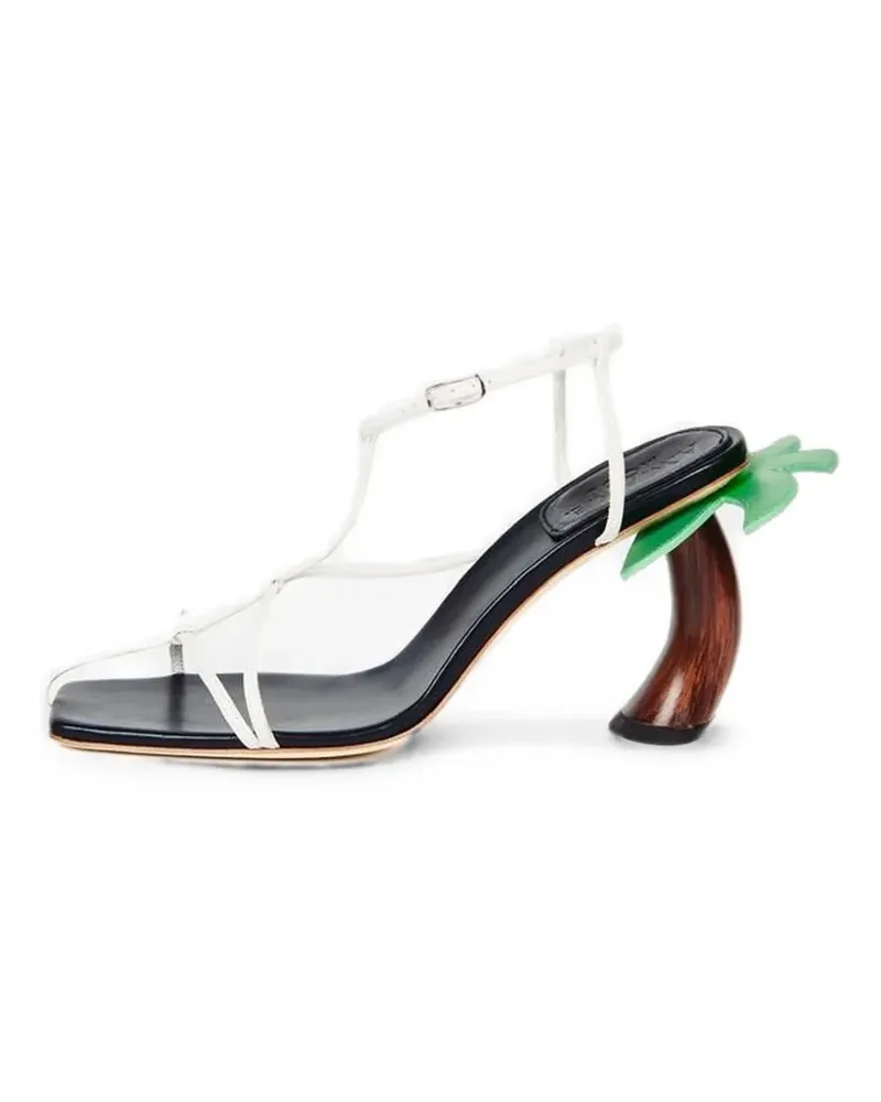 A.W.A.K.E. Bianca Sandalen mit Absatz - Weiß Weiß