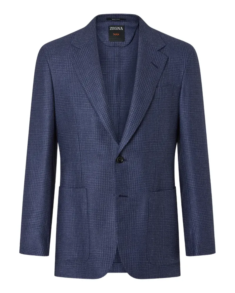 Ermenegildo Zegna Kariertes Sakko - Blau Blau