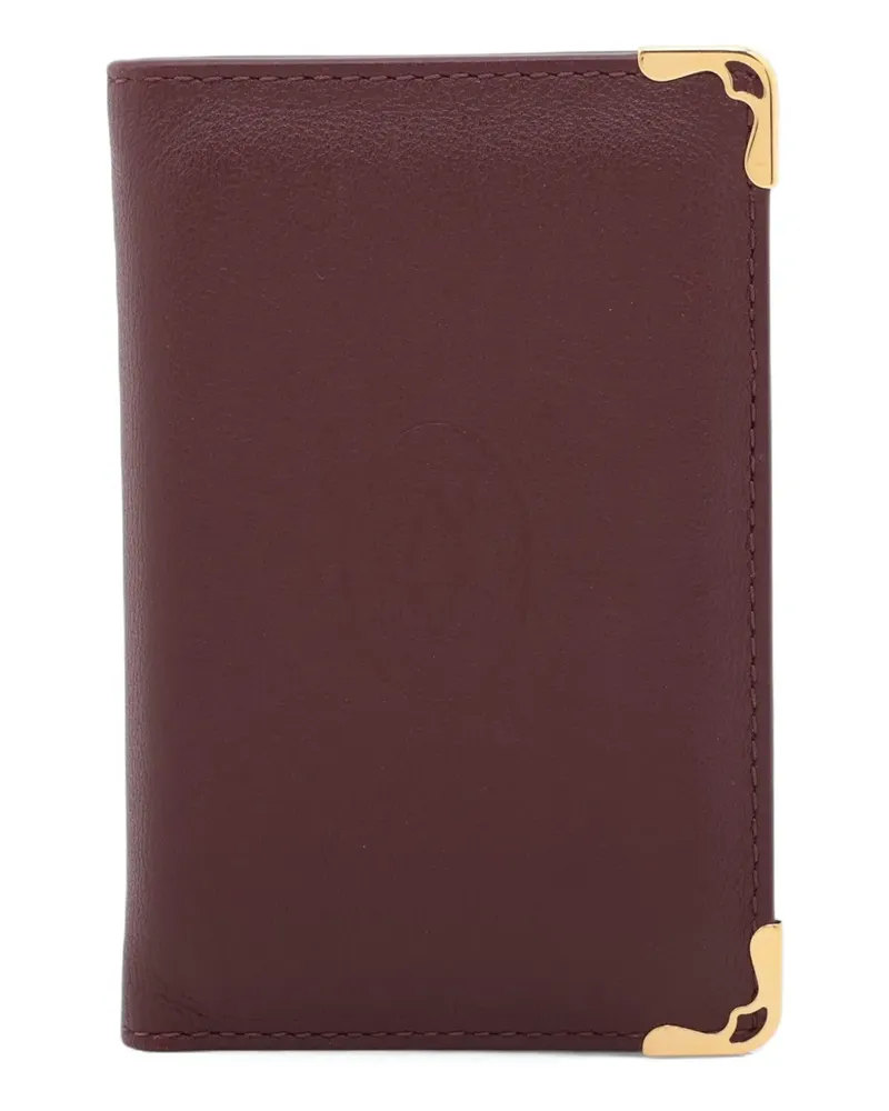 Cartier 2000-2010s Portemonnaie mit Logo-Prägung - Rot Rot