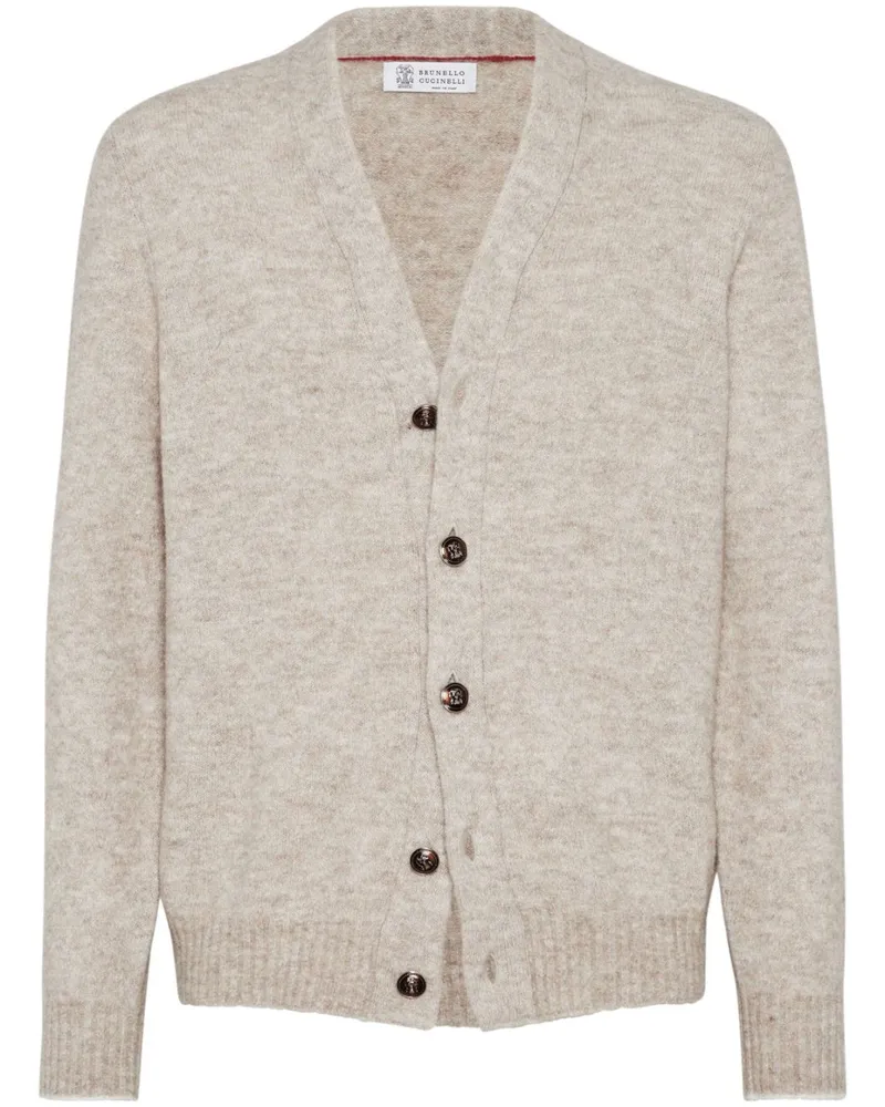 Brunello Cucinelli Cardigan mit Knopfleiste - Nude Nude