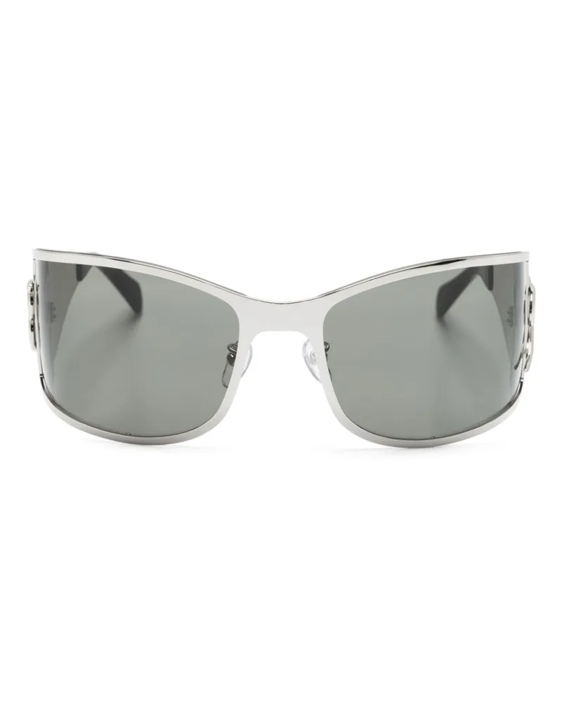 Blumarine Ergonomische Sonnenbrille - Silber Silber