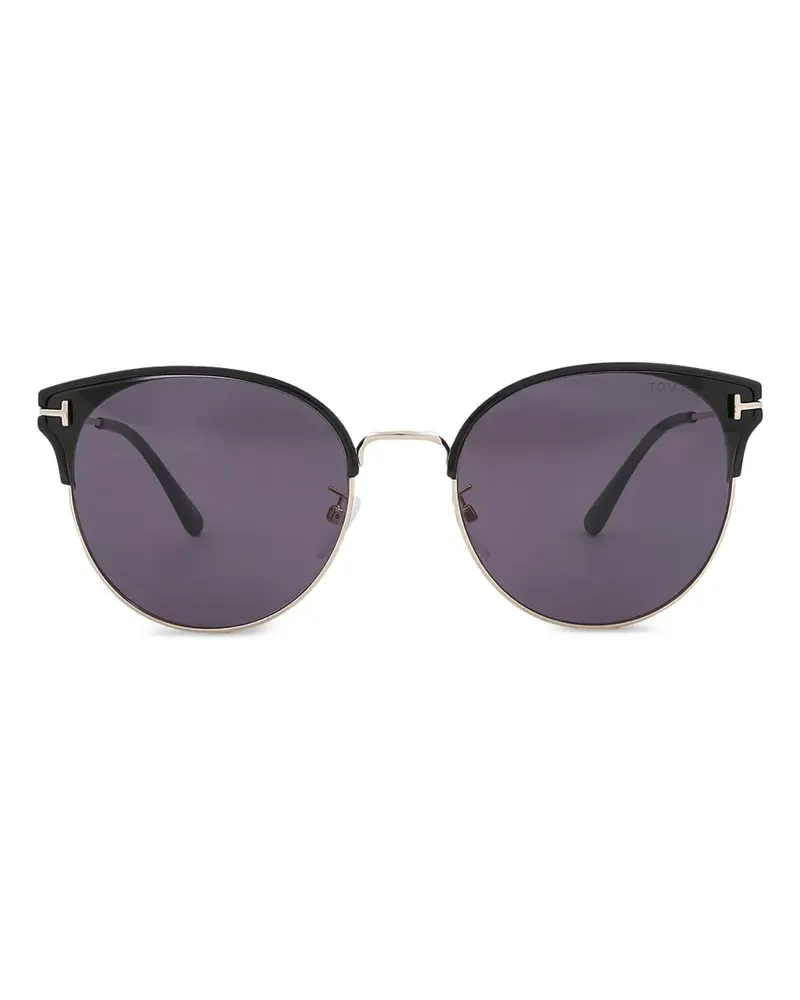 Tom Ford Sonnenbrille mit Cat-Eye-Gestell - Schwarz Schwarz