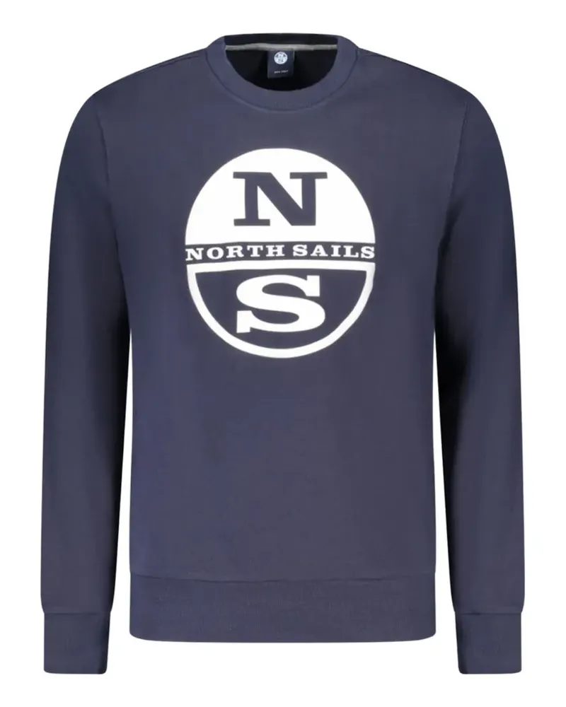 North Sails logo-print sweatshirt - Blau Blau