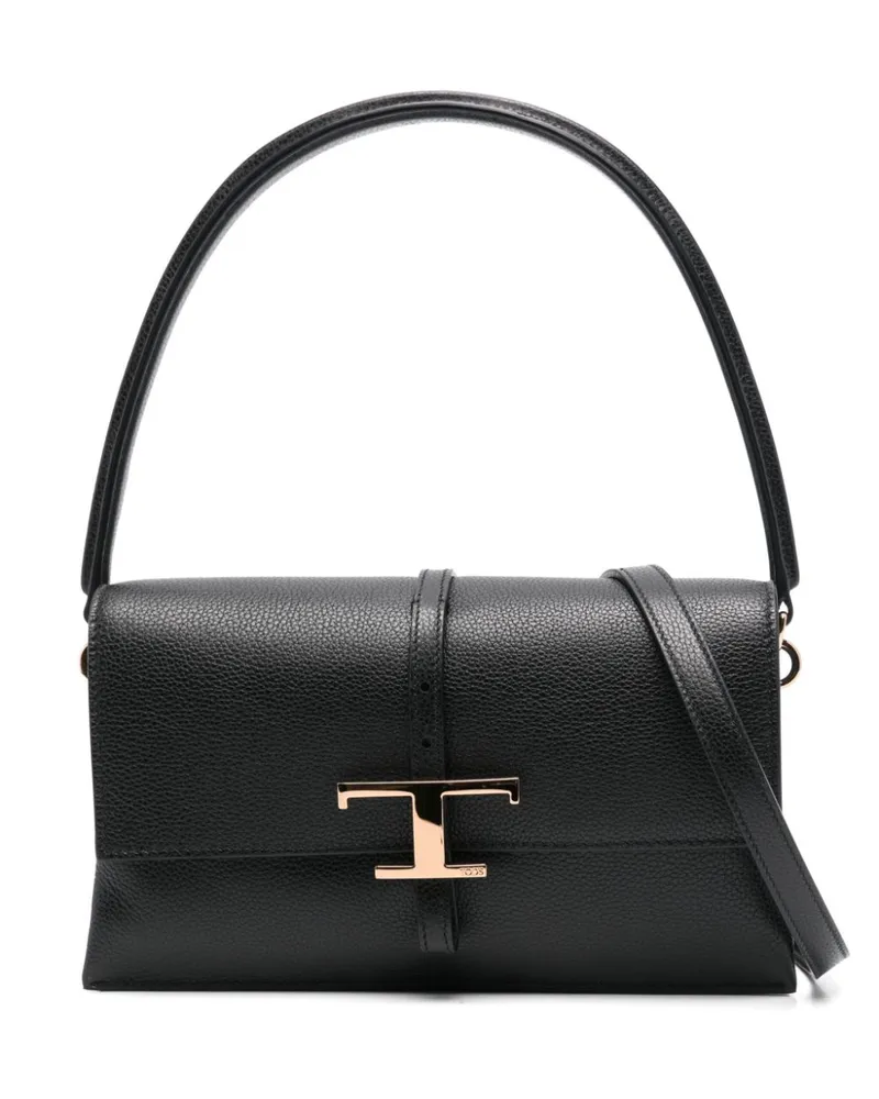 TOD'S Mini T Timeless Umhängetasche - Schwarz Schwarz