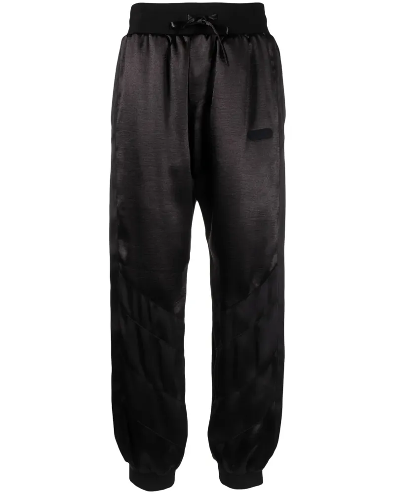 Dsquared2 Jogginghose mit Satin-Finish - Schwarz Schwarz