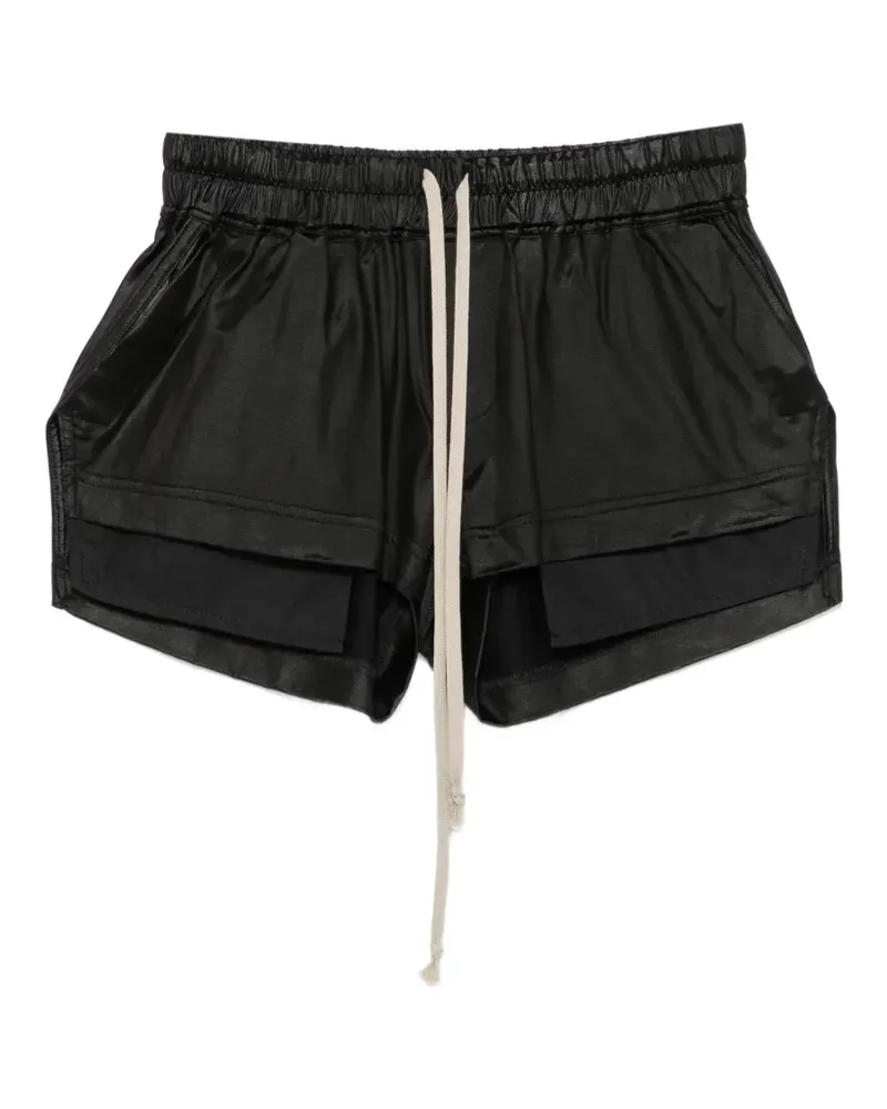 Rick Owens drawstring layered shorts - Schwarz Schwarz