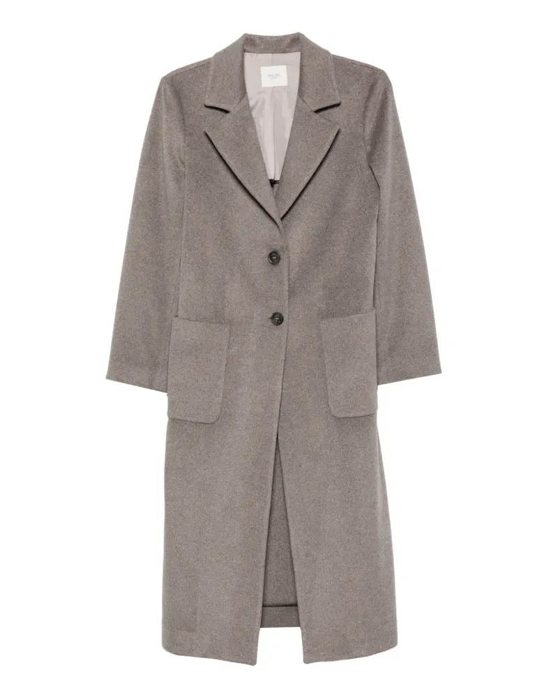 BARBA Louise Mantel mit aufgesetzten Taschen - Grau Grau