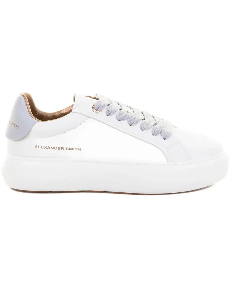Alexander Smith Sneakers mit Plateausohle - Weiß Weiß