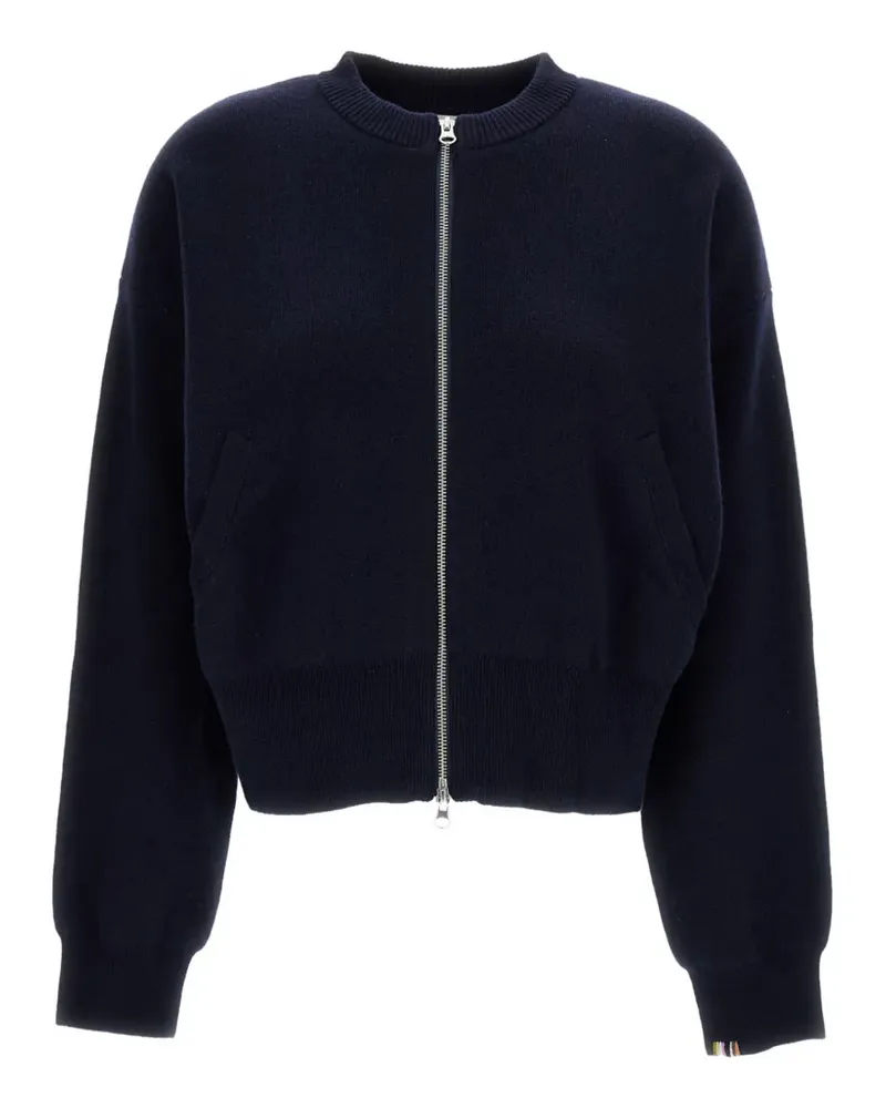 extreme cashmere zip sweater - Blau Blau