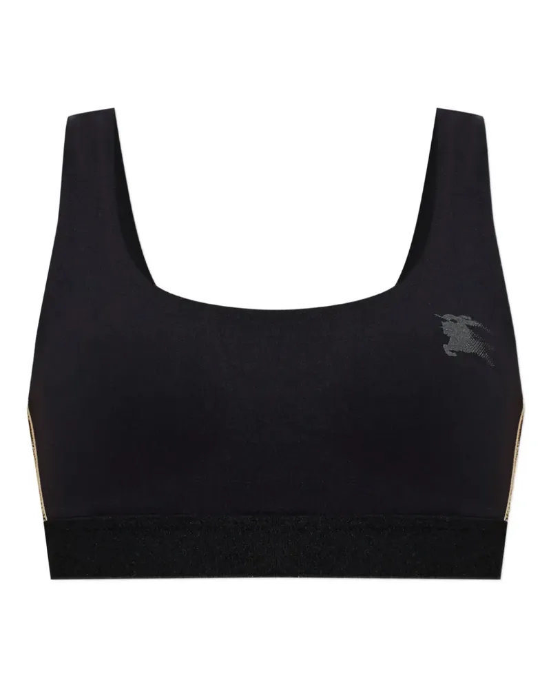 Burberry BH mit karierten Borten - Schwarz Schwarz