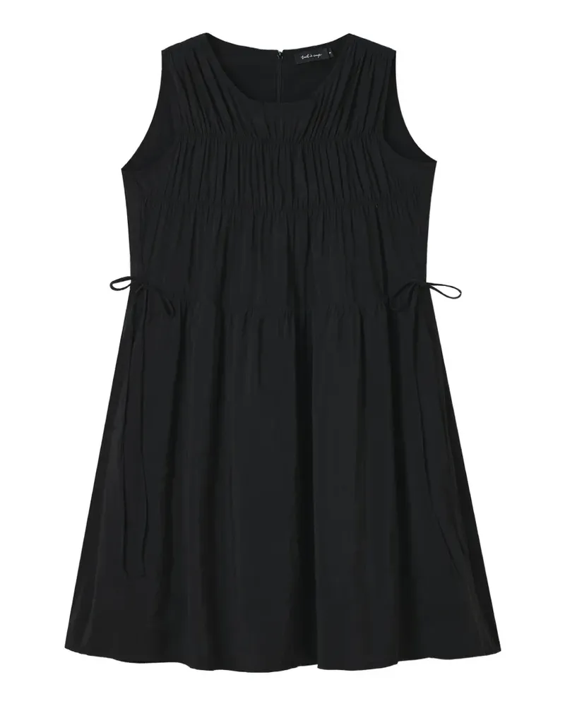 Tout a Coup ruched mini dress - Schwarz Schwarz