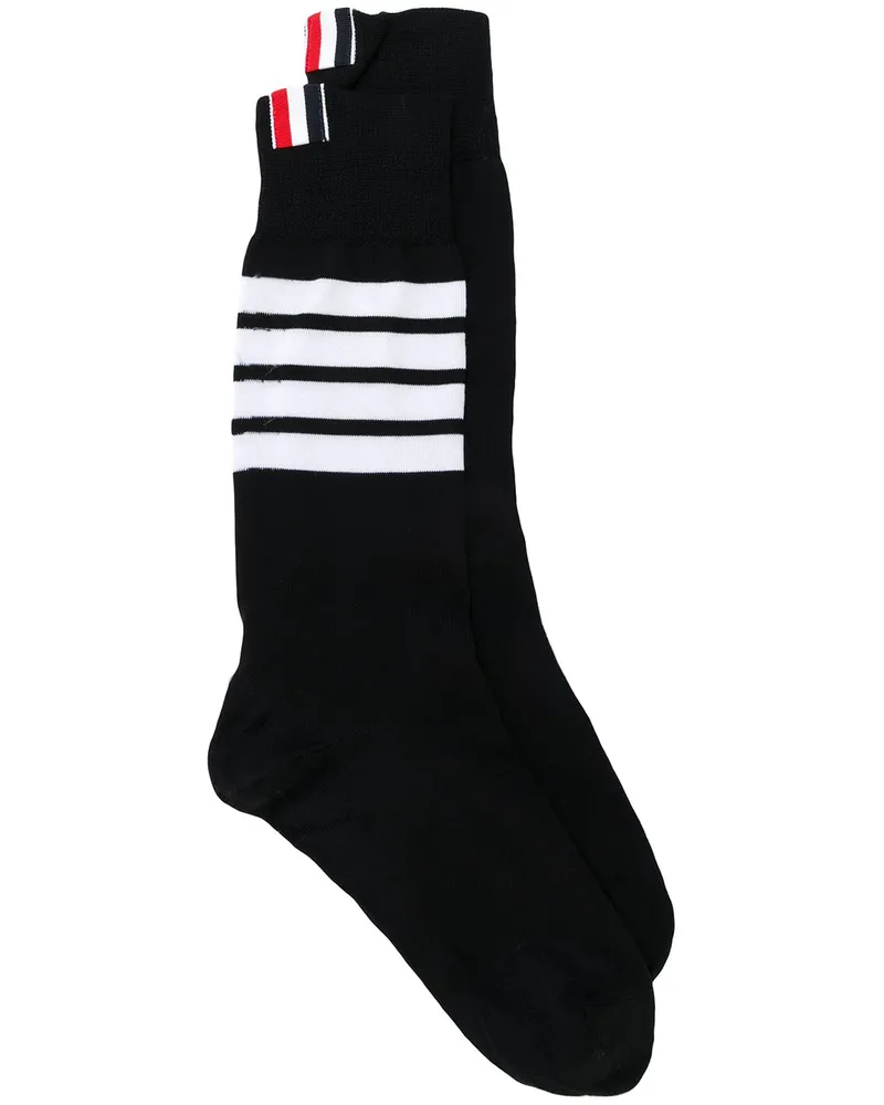 Thom Browne Leichte Socken - Schwarz Schwarz