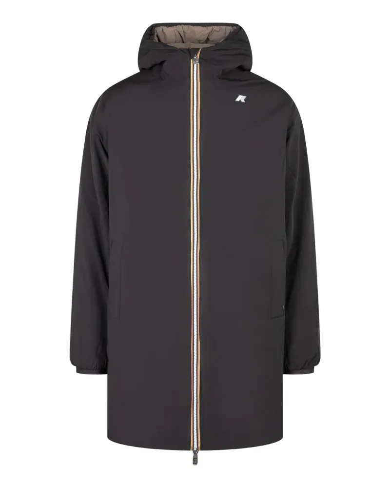 K-Way Jacob St Warm Double Jacke - Schwarz Schwarz