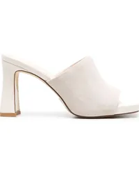 Twin-Set Wildleder-Mules 95mm Nude