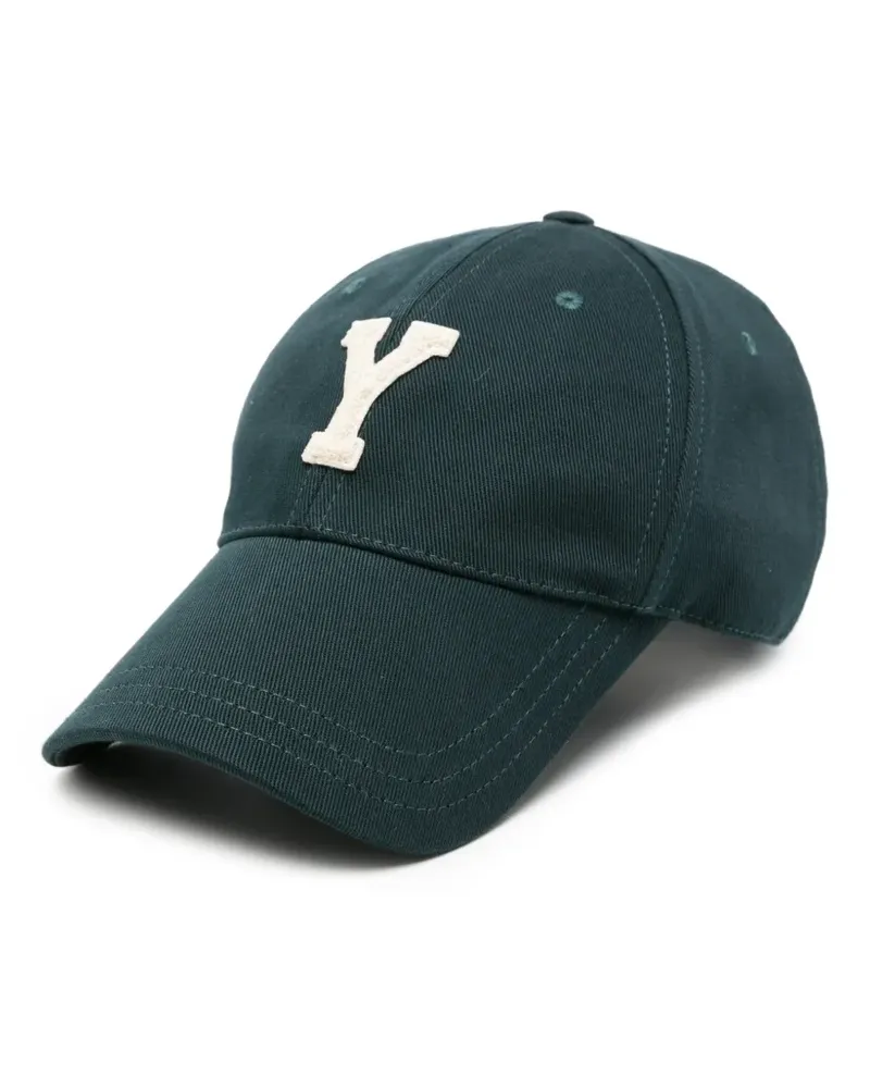Saint Laurent logo-patch baseball cap - Grün Grün