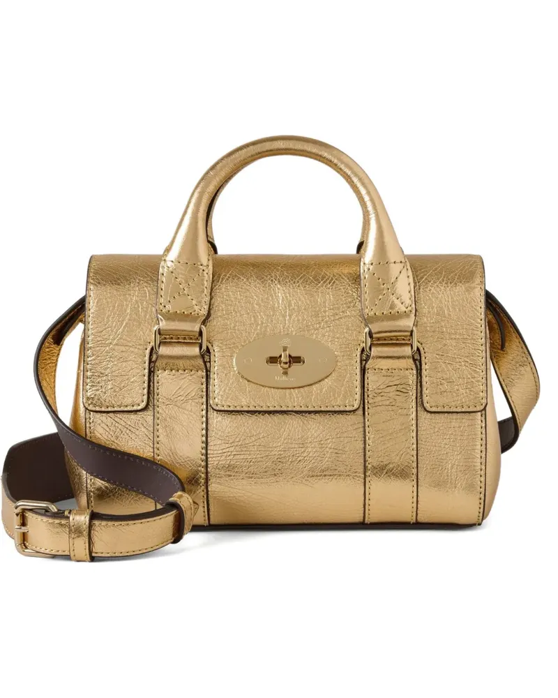 Mulberry mini Bayswater tote bag - Gold Gold