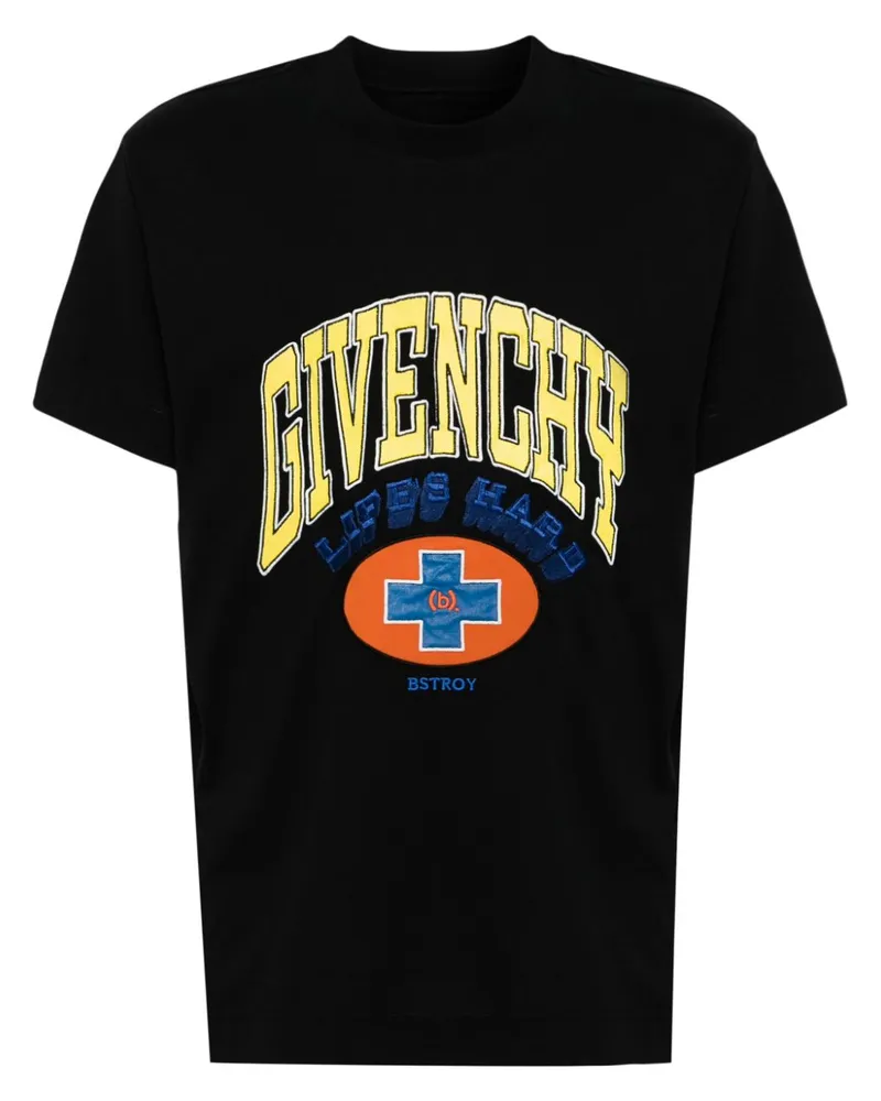 Givenchy T-Shirt mit grafischem Print - Schwarz Schwarz