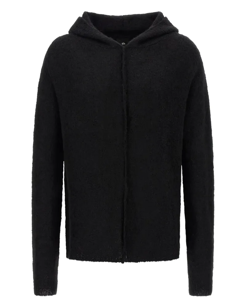 THOM KROM Hoodie mit Umschlag - Schwarz Schwarz