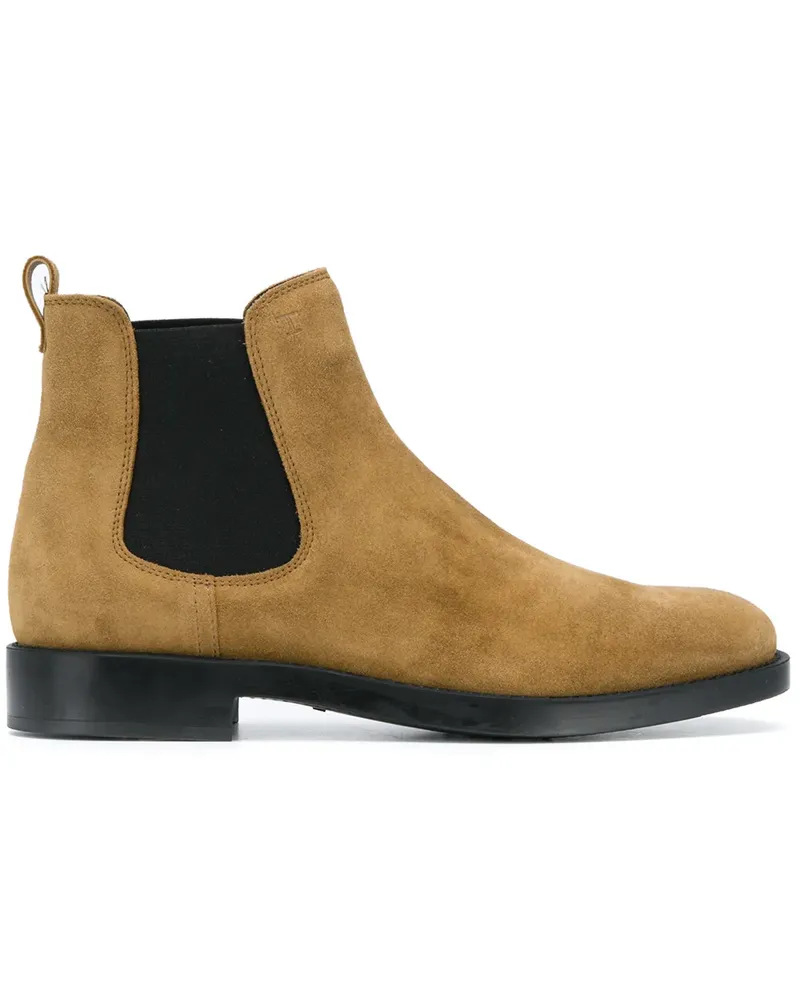 TOD'S Stiefeletten aus Wildleder - Nude Nude