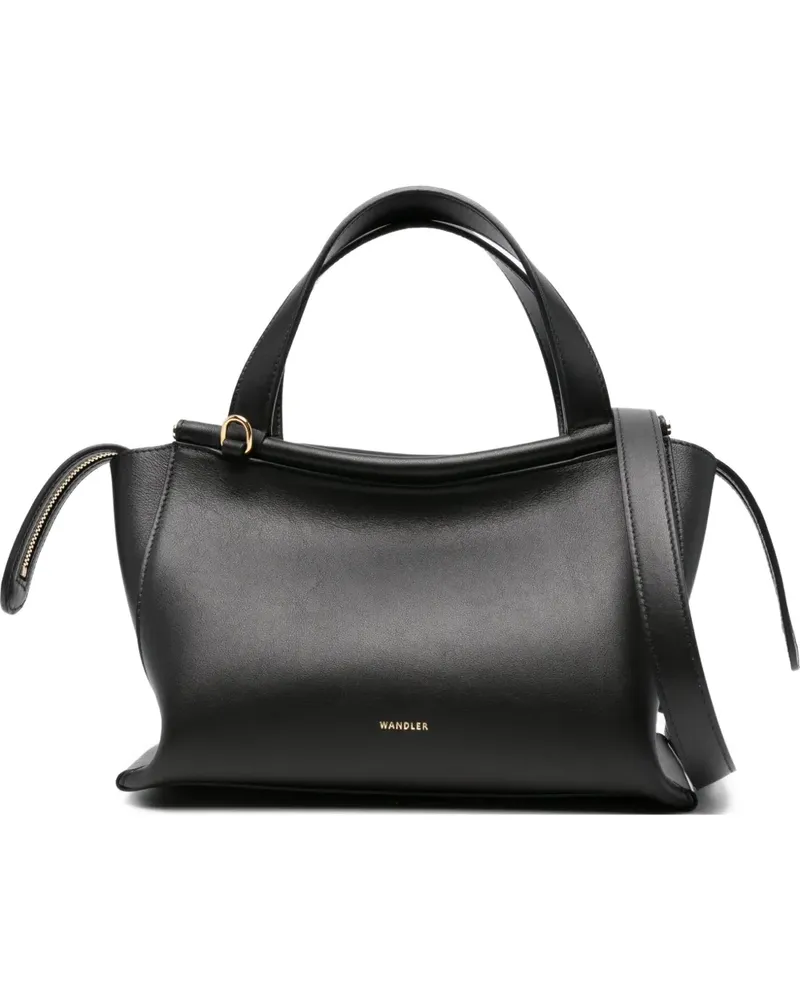 WANDLER Kleiner Tote Bag mit Logo - Schwarz Schwarz