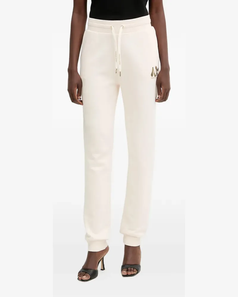 Armani Exchange logo-detail trousers - Nude Nude