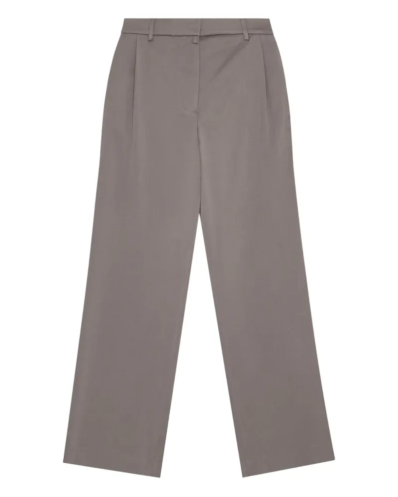 REMAIN Bundfaltenhose mit Gesäßtasche - Grau Grau