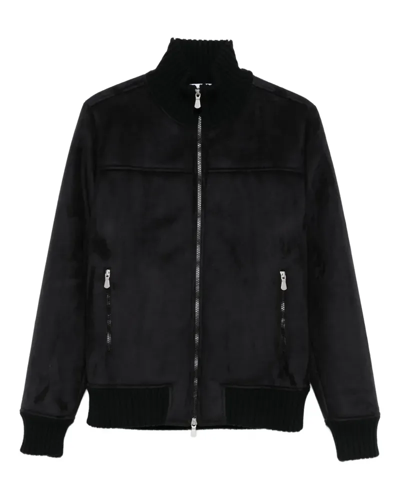 Gran Sasso Jacke mit Reißverschluss - Schwarz Schwarz