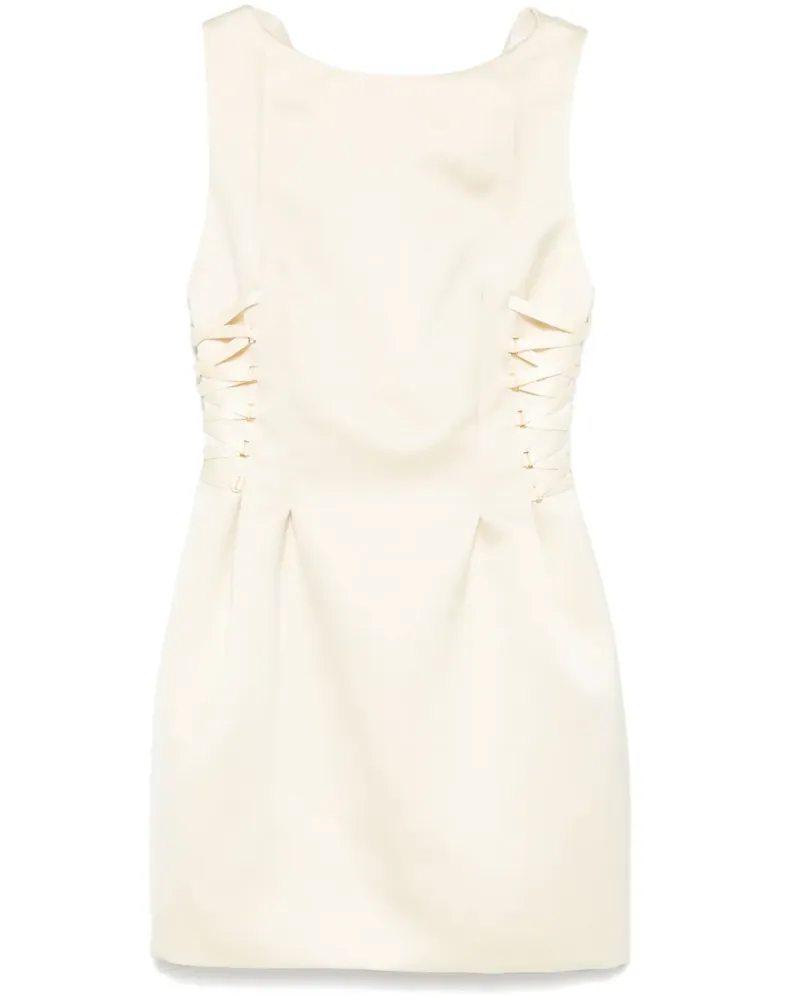 Elisabetta Franchi Minikleid aus Satin - Nude Nude