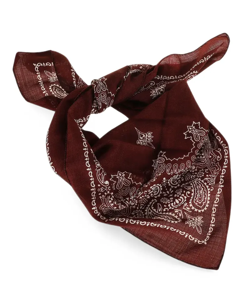 Destin Judy paisley-print scarf - Rot Rot