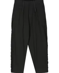 Yohji Yamamoto Hose mit Tapered-Bein Grau