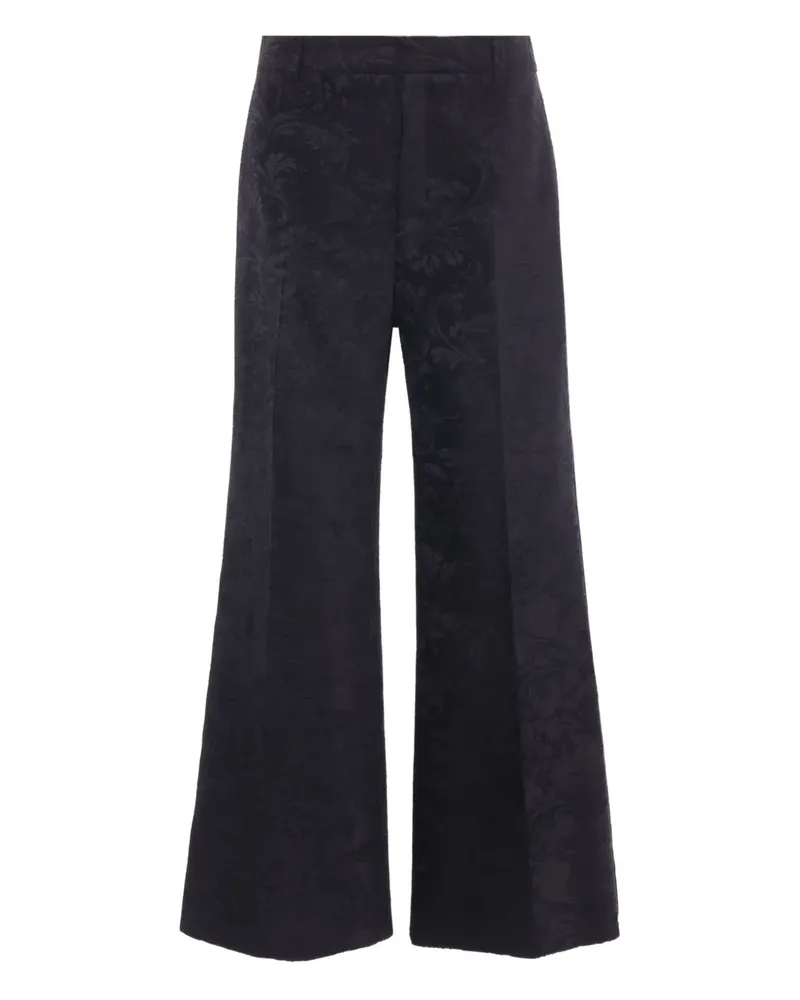 Chloé Hose mit Damaszener-Muster - Schwarz Schwarz