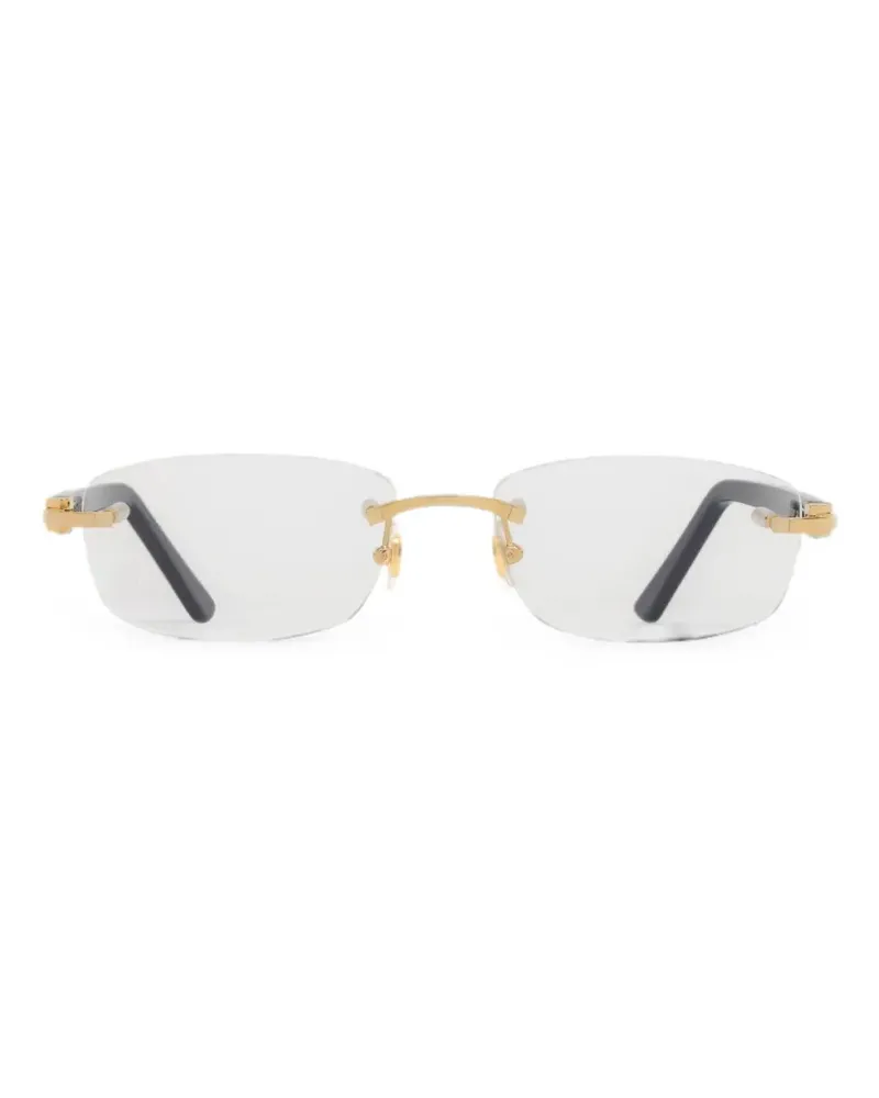 Cartier Canazei' Brille - Schwarz Schwarz