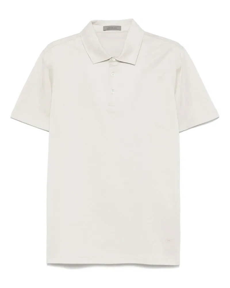 Corneliani Poloshirt aus Jersey - Grau Grau