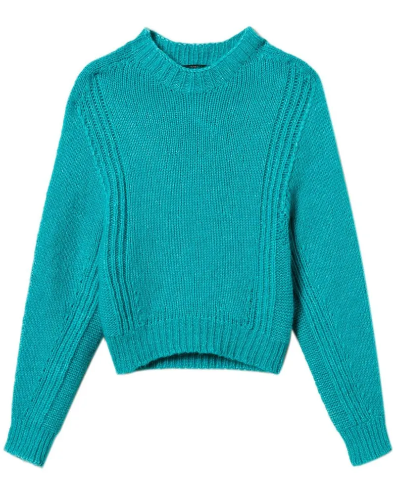 Twin-Set Pullover mit rundem Ausschnitt - Grün Grün
