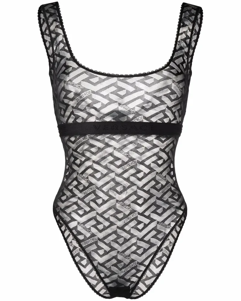 Versace La Greca Body - Schwarz Schwarz