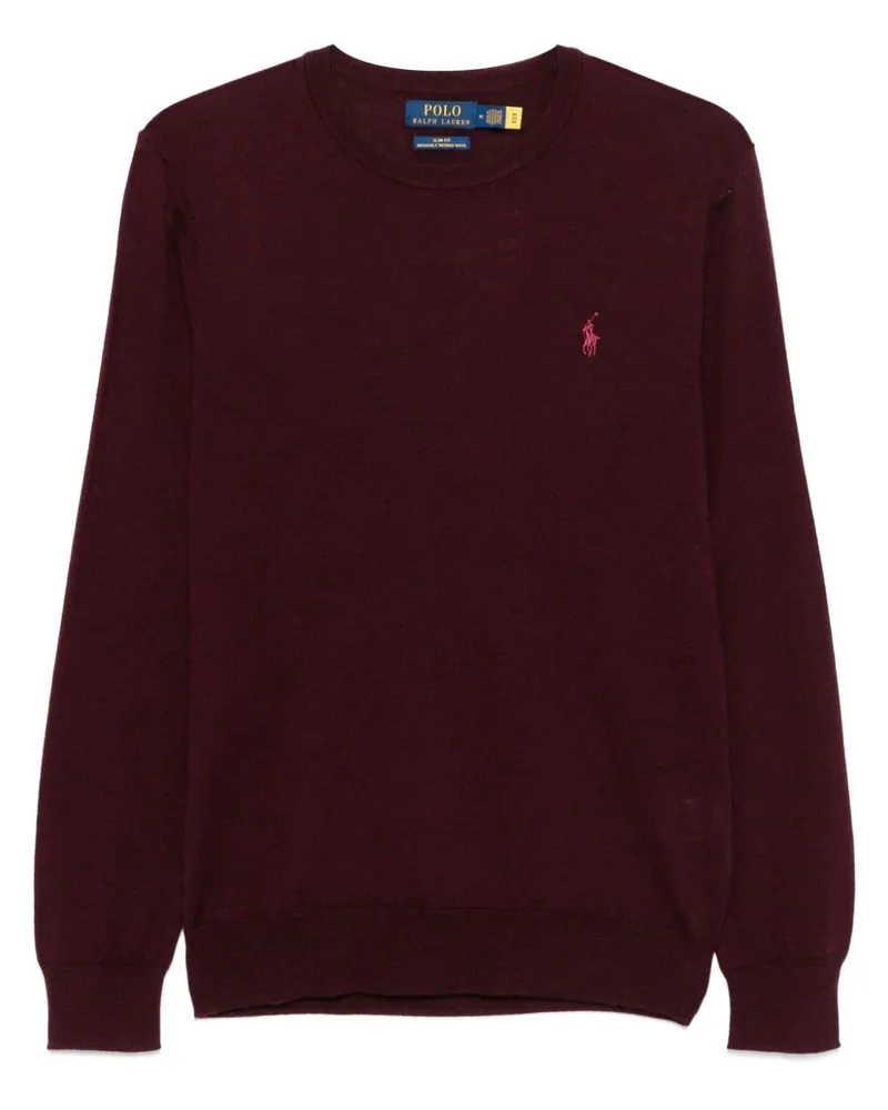 Ralph Lauren Pullover mit Polo Pony - Rot Rot